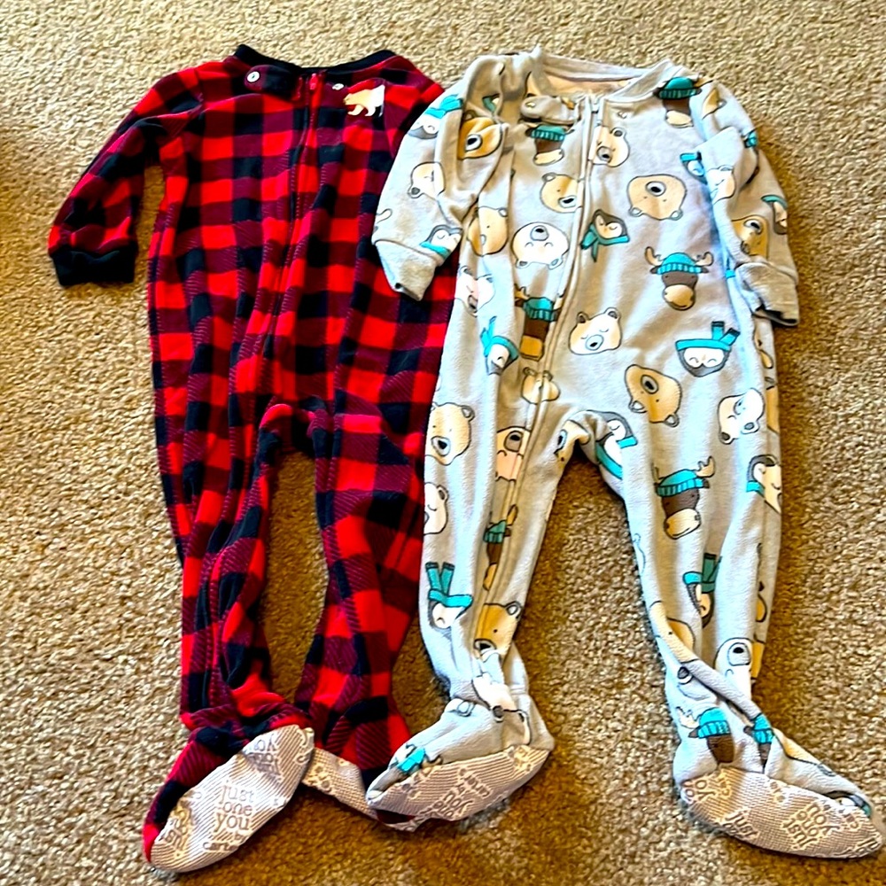 Carter’s 18 month Winter Fleece Footie Pajamas